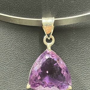Elegant Amethyst Gemstone Pendant